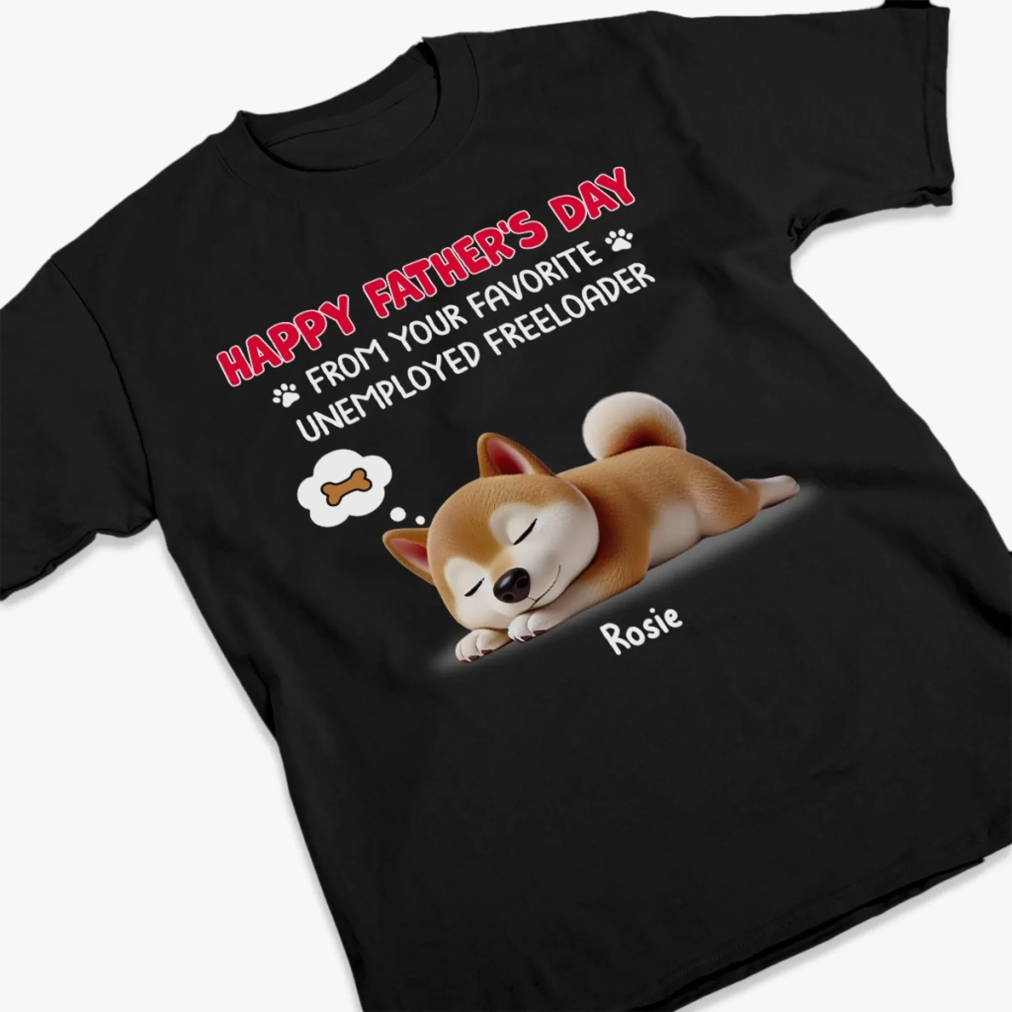 We Sniff, We Bond - Dog Personalized Custom Unisex T-shirt, Premium T-shirt, Hoodie - Father's Day, Gift For Dad, Pet Owners, Pet Lovers - Image 3