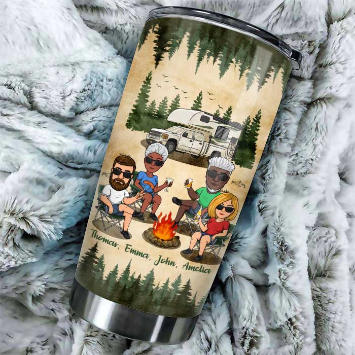We Tried To Be Good - Personalized Tumbler - Gift For Camping Lovers - Image 4