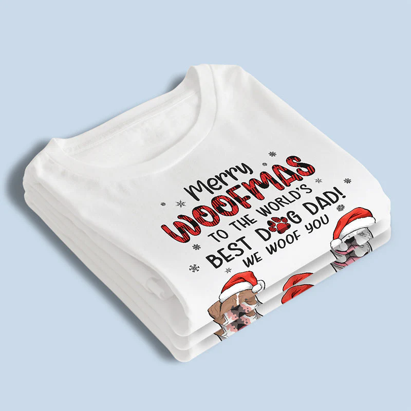 We Woof You A Merry Woofmas - Dog Personalized Custom Unisex T-shirt, Hoodie, Sweatshirt - Christmas Gift For Pet Owners, Pet Lovers - Image 3