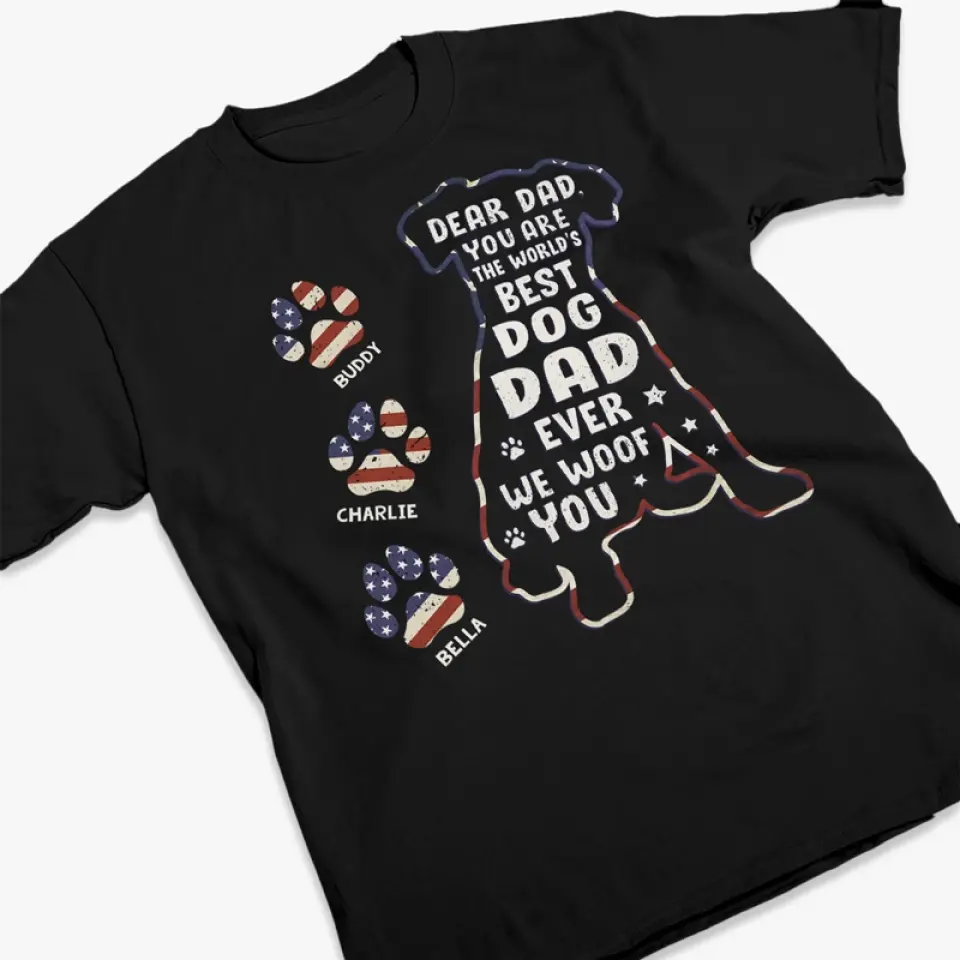 We Woof You Forever - Dog Personalized Custom Unisex T-shirt, Hoodie, Sweatshirt - Father's Day, Gift For Pet Owners, Pet Lovers - Image 3