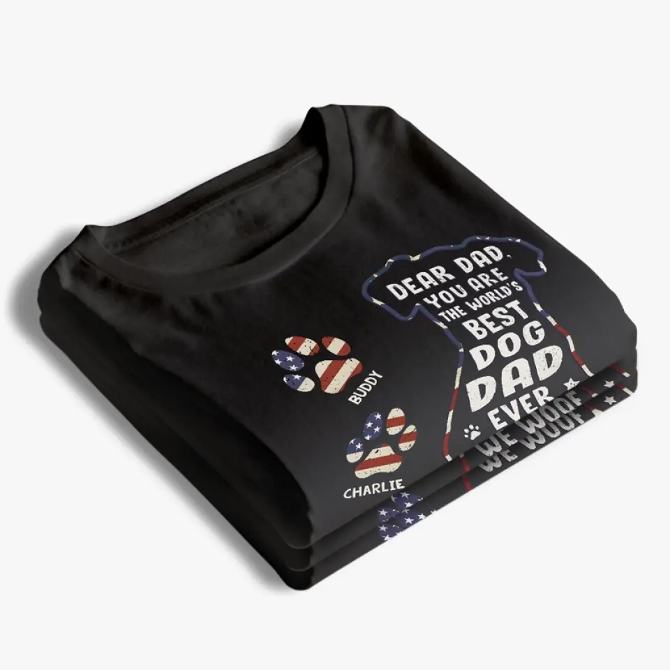 We Woof You Forever - Dog Personalized Custom Unisex T-shirt, Hoodie, Sweatshirt - Father's Day, Gift For Pet Owners, Pet Lovers - Image 4