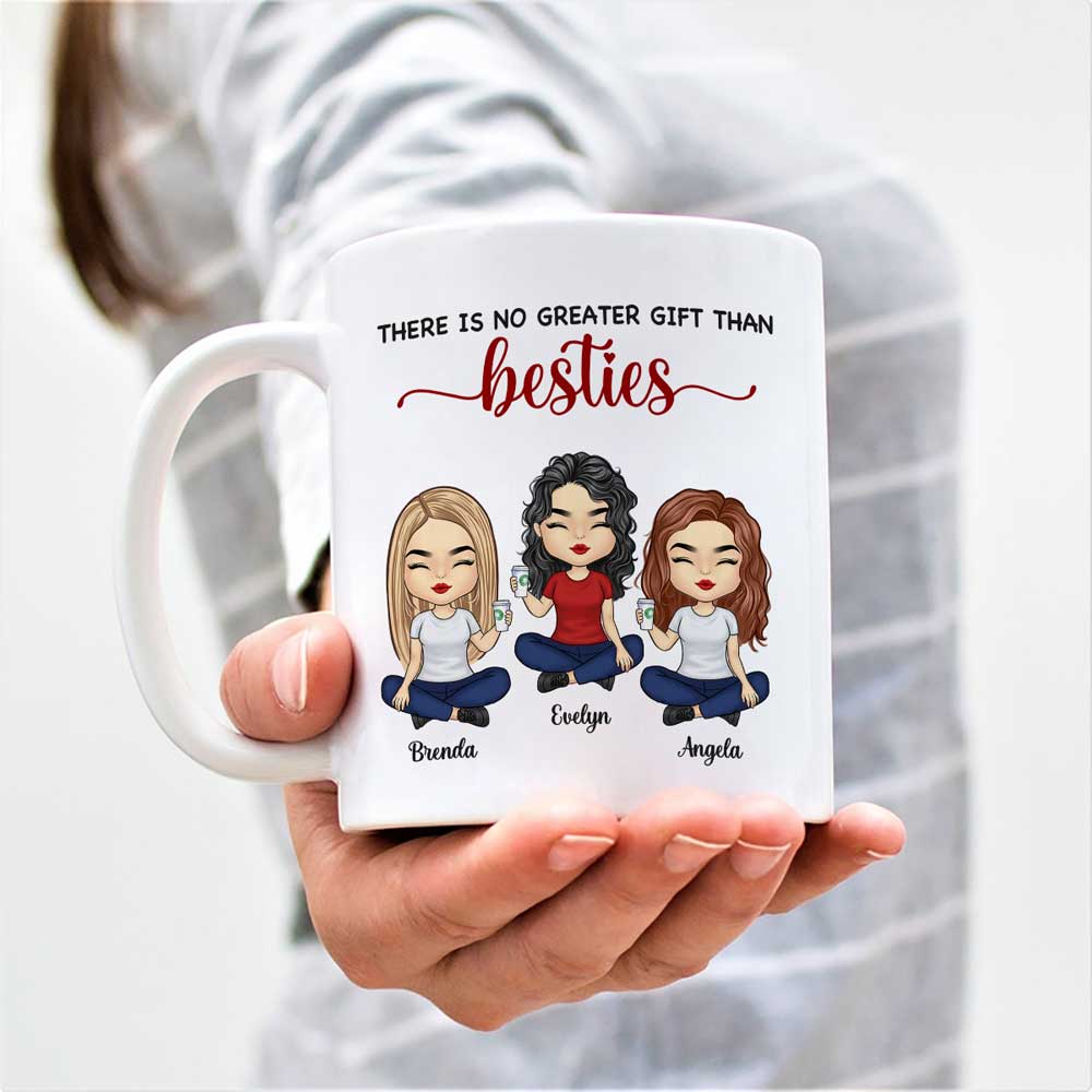 We're Besties Forever - Bestie Personalized Custom Mug - Gift For Best Friends, BFF, Sisters - Image 5