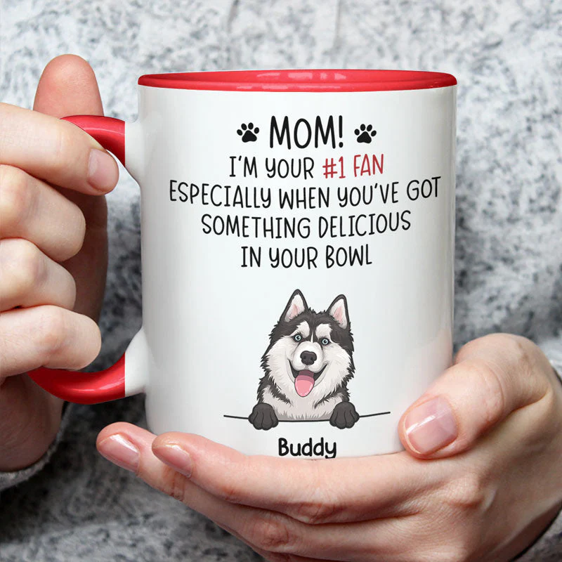 We're Your Biggest Fans - Dog Personalized Custom Accent Mug - Gift For Pet Owners, Pet Lovers - Image 3