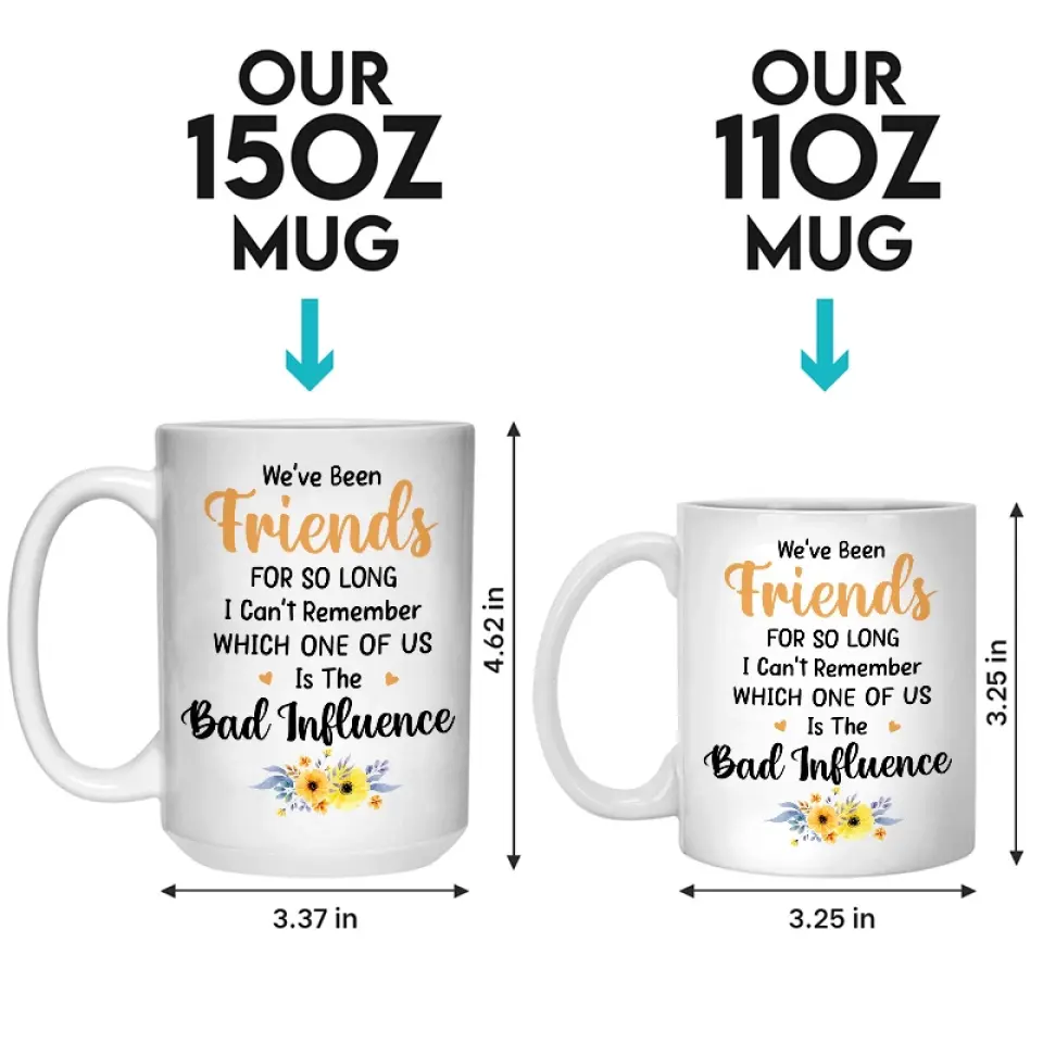 We've Been Friends For So Long - Bestie Personalized Custom Mug - Gift For Best Friends, BFF, Sisters - Image 5