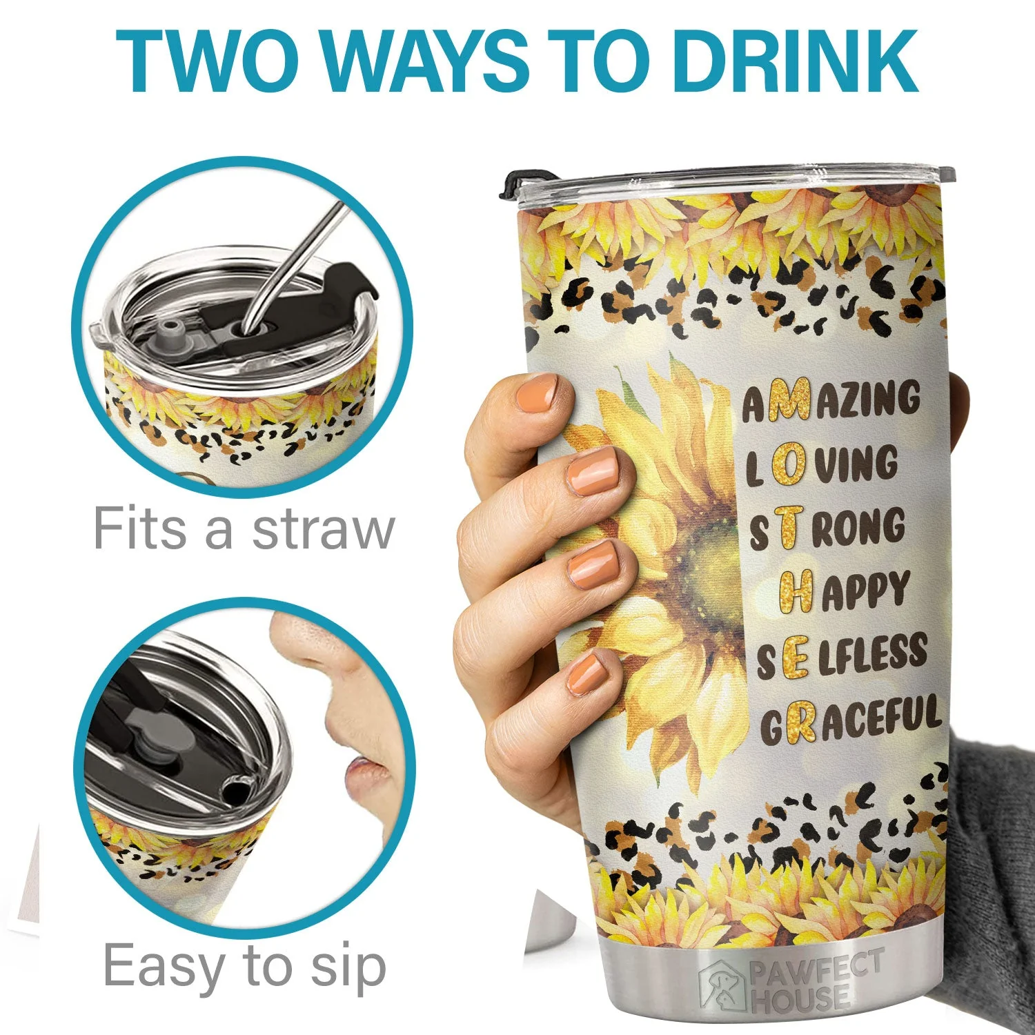 What Is Mother Stands For, Best Mom Ever - Tumbler - To My Mom, Gift For Mom, Mom Gift From Daughter And Son, Birthday Gift For Mom - Image 3