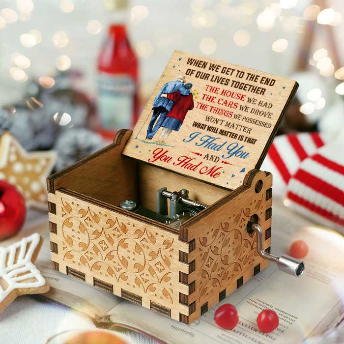 What Will Matter Is That We Had Us - Gift For Couples, Music Box - Image 2
