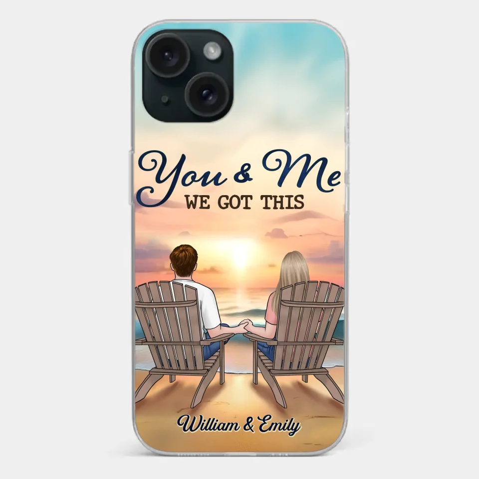 When It’s You And Me, Nothing Else Matters - Couple Personalized Custom Clear Phone Case - Gift For Husband Wife, Anniversary - Image 21