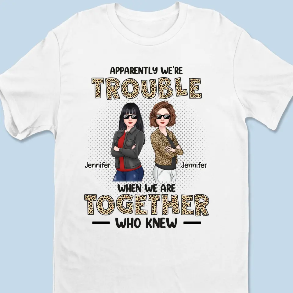 When We Are Together Who Knew - Bestie Personalized Custom Racer Back Tank Top - Gift For Best Friends, BFF, Sisters - Image 6