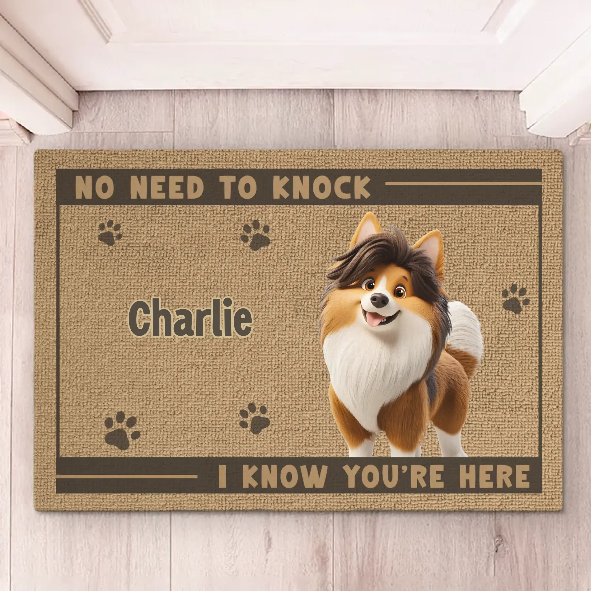 Where There Is Love, There Is A Dog - Dog Personalized Custom Home Decor Decorative Mat - House Warming Gift For Pet Owners, Pet Lovers - Image 2