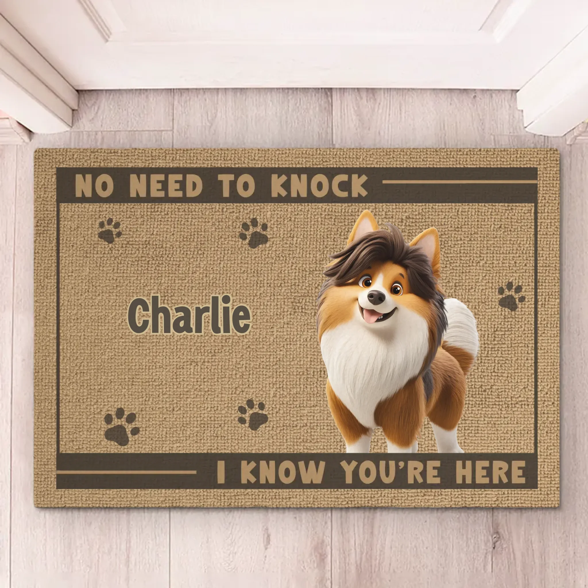 Where There Is Love, There Is A Dog - Dog Personalized Custom Home Decor Decorative Mat - House Warming Gift For Pet Owners, Pet Lovers - Image 5