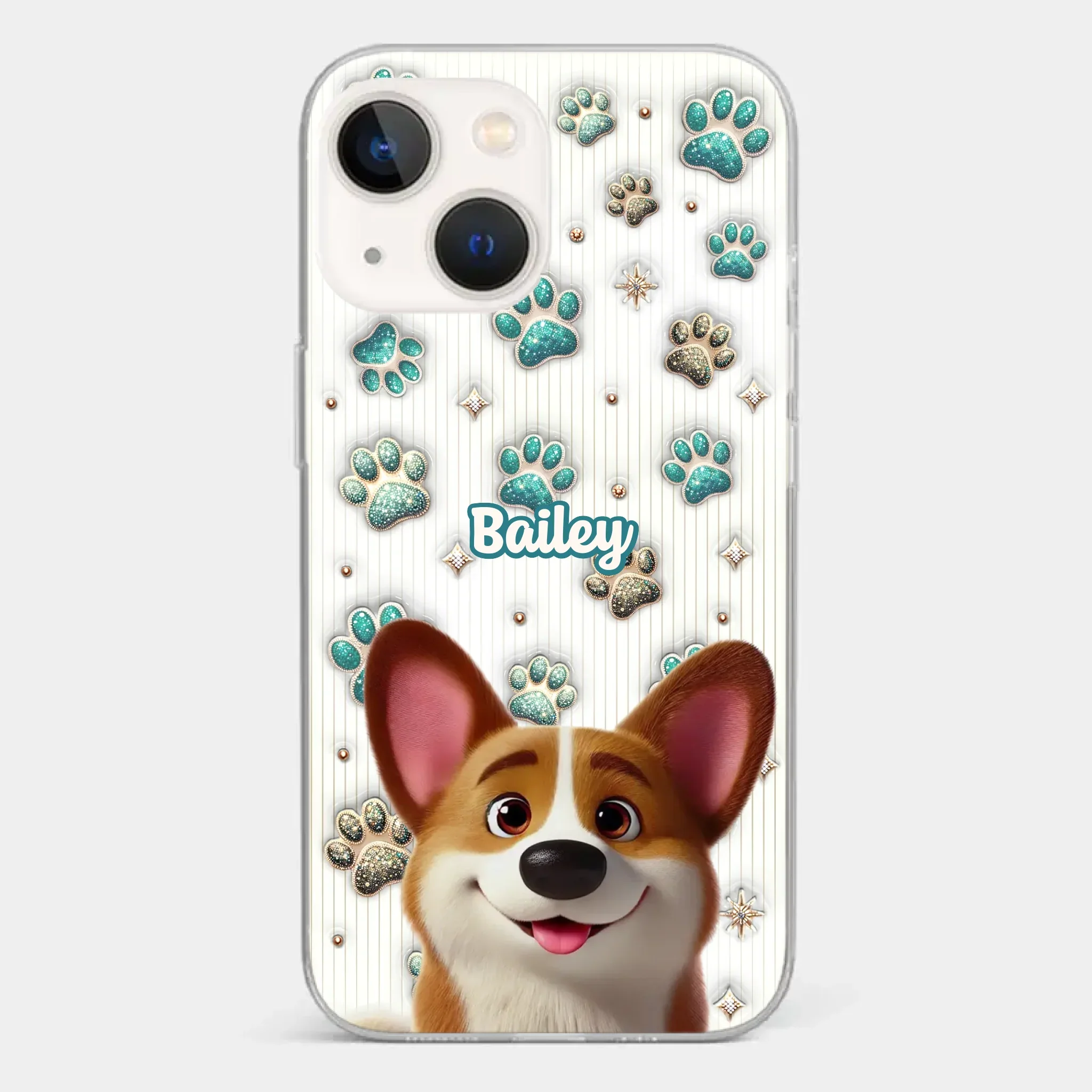 Where There’s A Dog, There’s A Way - Dog Personalized Custom 3D Inflated Effect Printed Clear Phone Case - Gift For Pet Owners, Pet Lover - Image 13