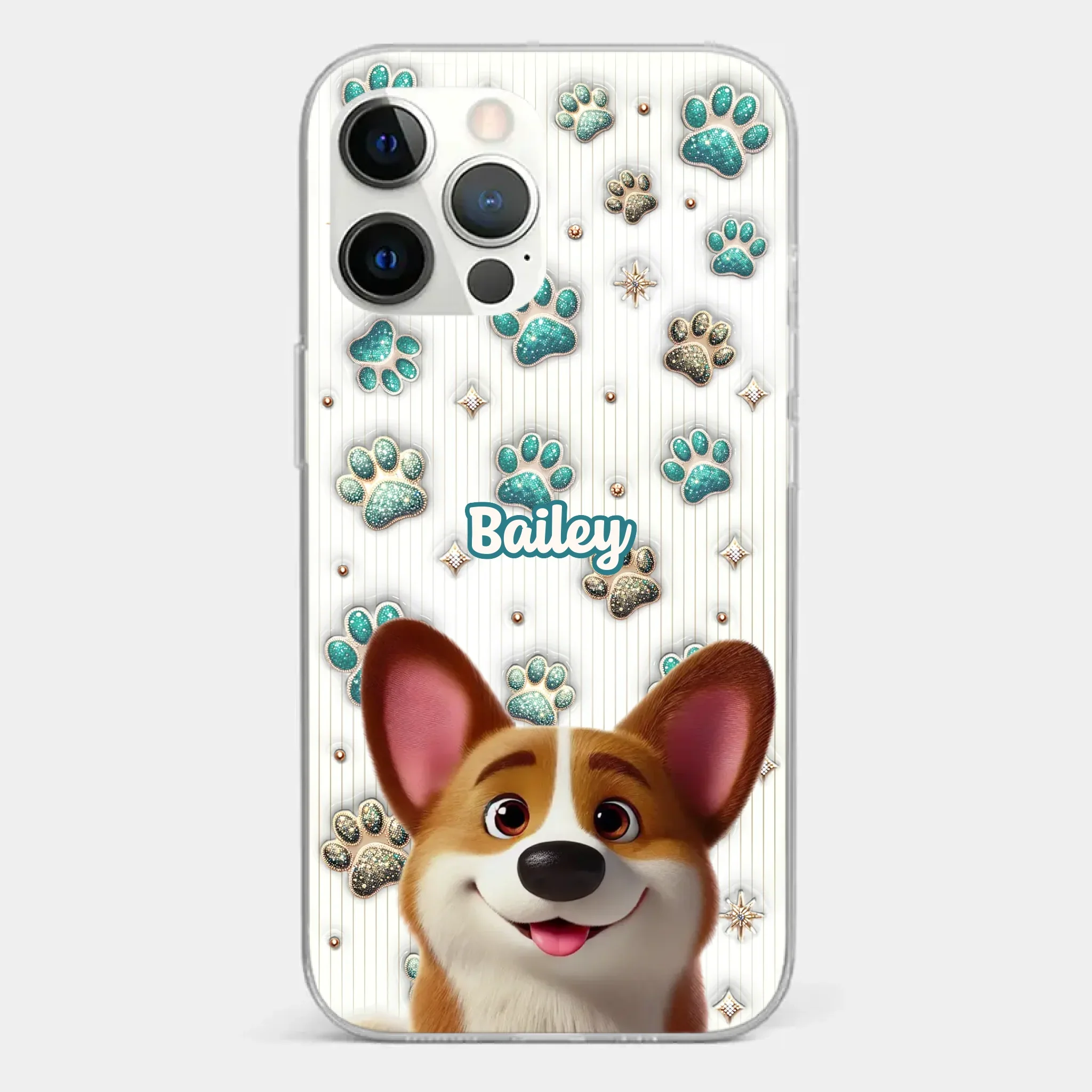 Where There’s A Dog, There’s A Way - Dog Personalized Custom 3D Inflated Effect Printed Clear Phone Case - Gift For Pet Owners, Pet Lover - Image 15