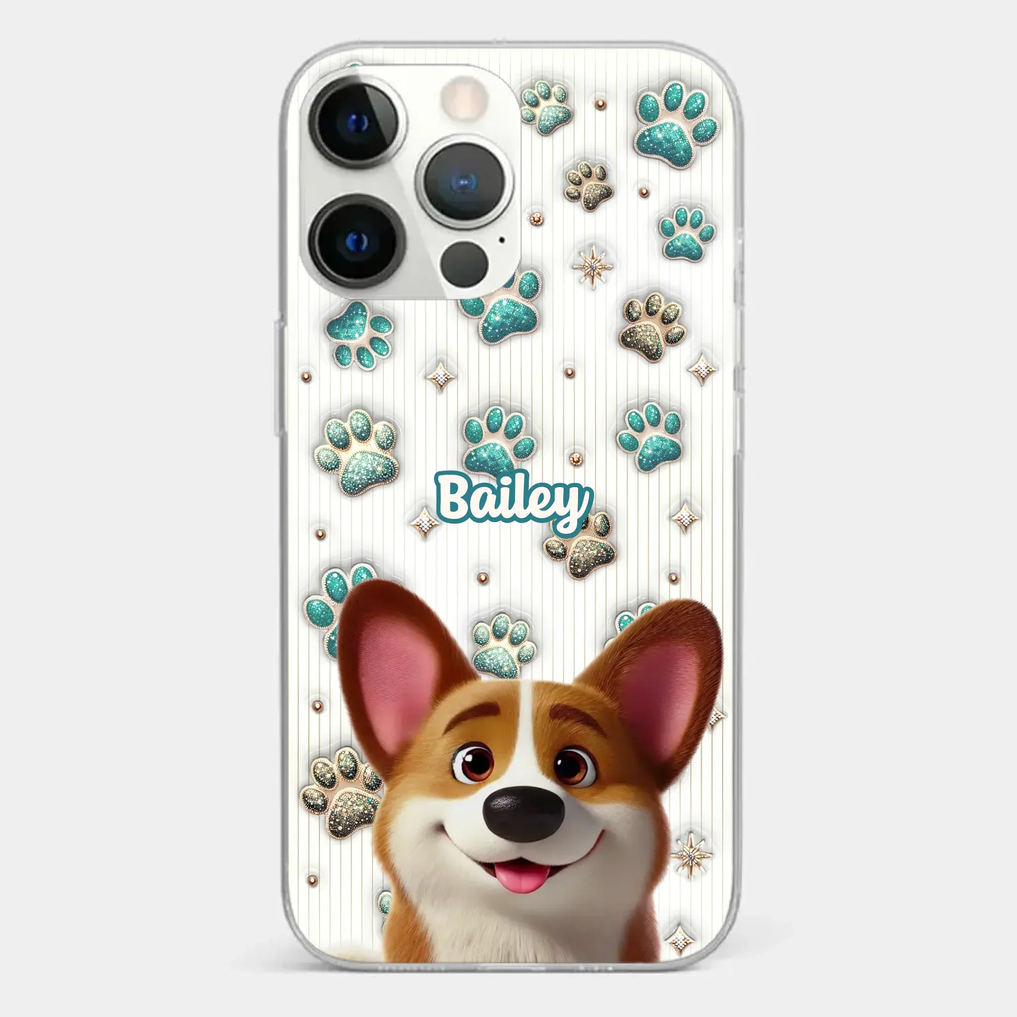 Where There’s A Dog, There’s A Way - Dog Personalized Custom 3D Inflated Effect Printed Clear Phone Case - Gift For Pet Owners, Pet Lover - Image 19