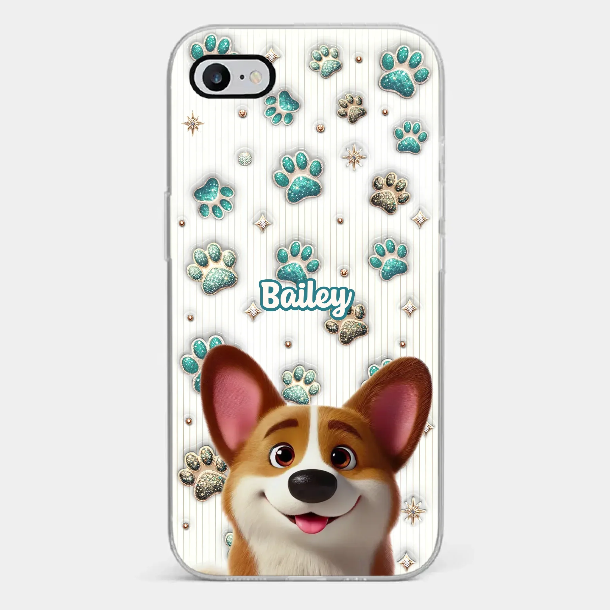 Where There’s A Dog, There’s A Way - Dog Personalized Custom 3D Inflated Effect Printed Clear Phone Case - Gift For Pet Owners, Pet Lover - Image 2