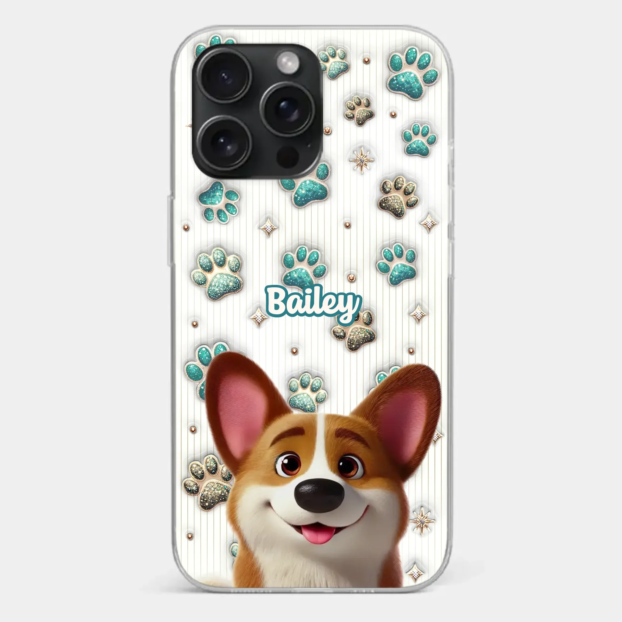 Where There’s A Dog, There’s A Way - Dog Personalized Custom 3D Inflated Effect Printed Clear Phone Case - Gift For Pet Owners, Pet Lover - Image 22