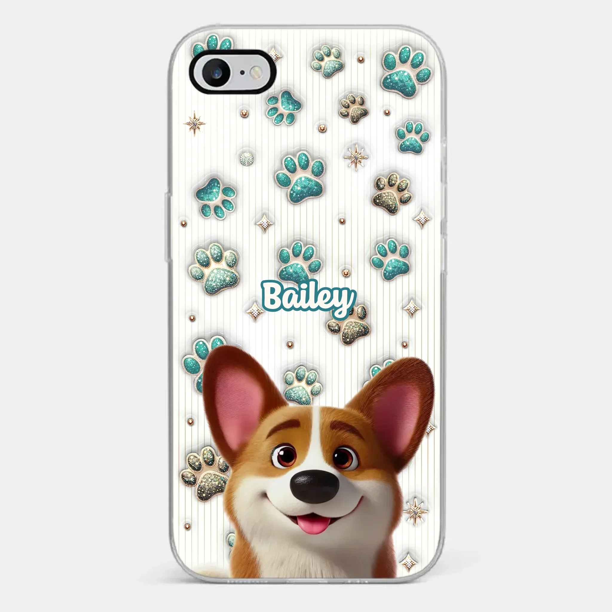 Where There’s A Dog, There’s A Way - Dog Personalized Custom 3D Inflated Effect Printed Clear Phone Case - Gift For Pet Owners, Pet Lover - Image 23