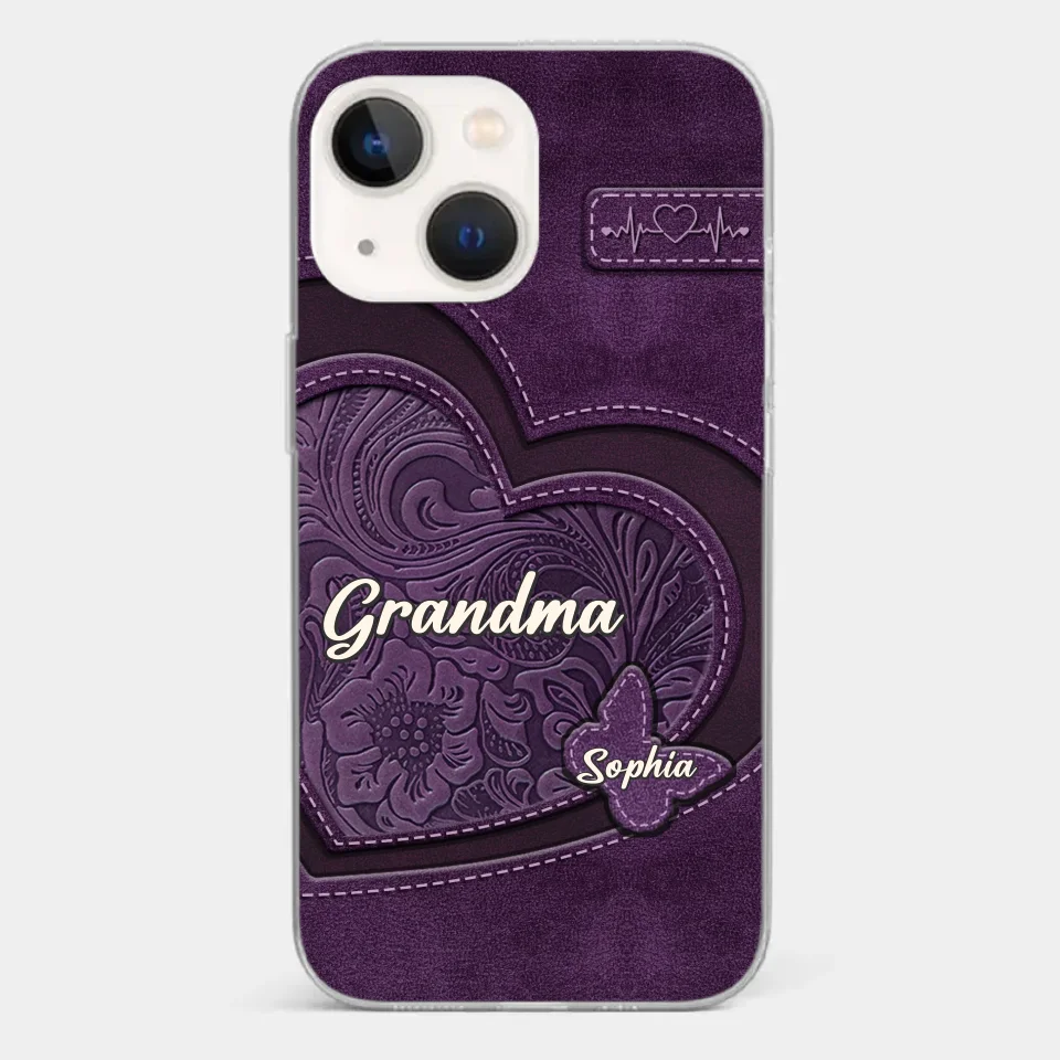 With You By Our Side, We Know We Are Home - Family Personalized Custom Clear Phone Case - Gift For Mom, Grandma - Image 17