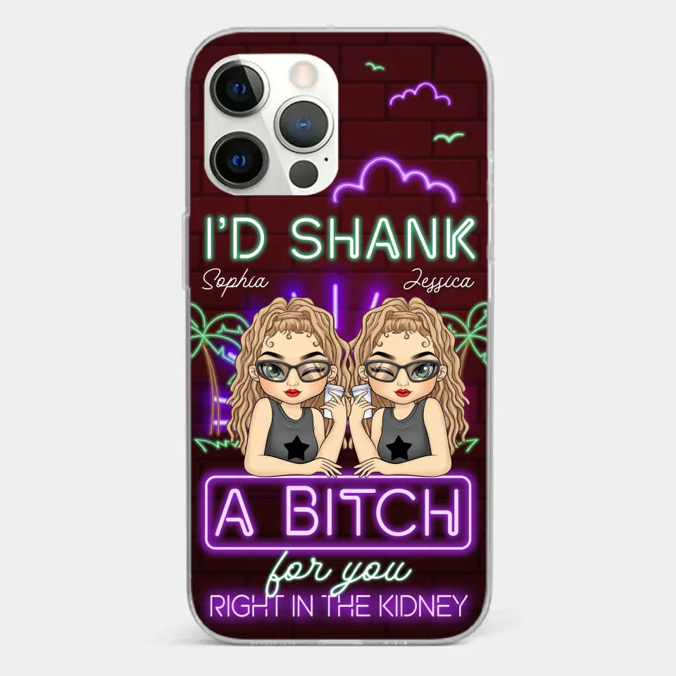With You, It’s Always Fun - Bestie Personalized Custom Clear Phone Case - Gift For Best Friends, BFF, Sisters - Image 15