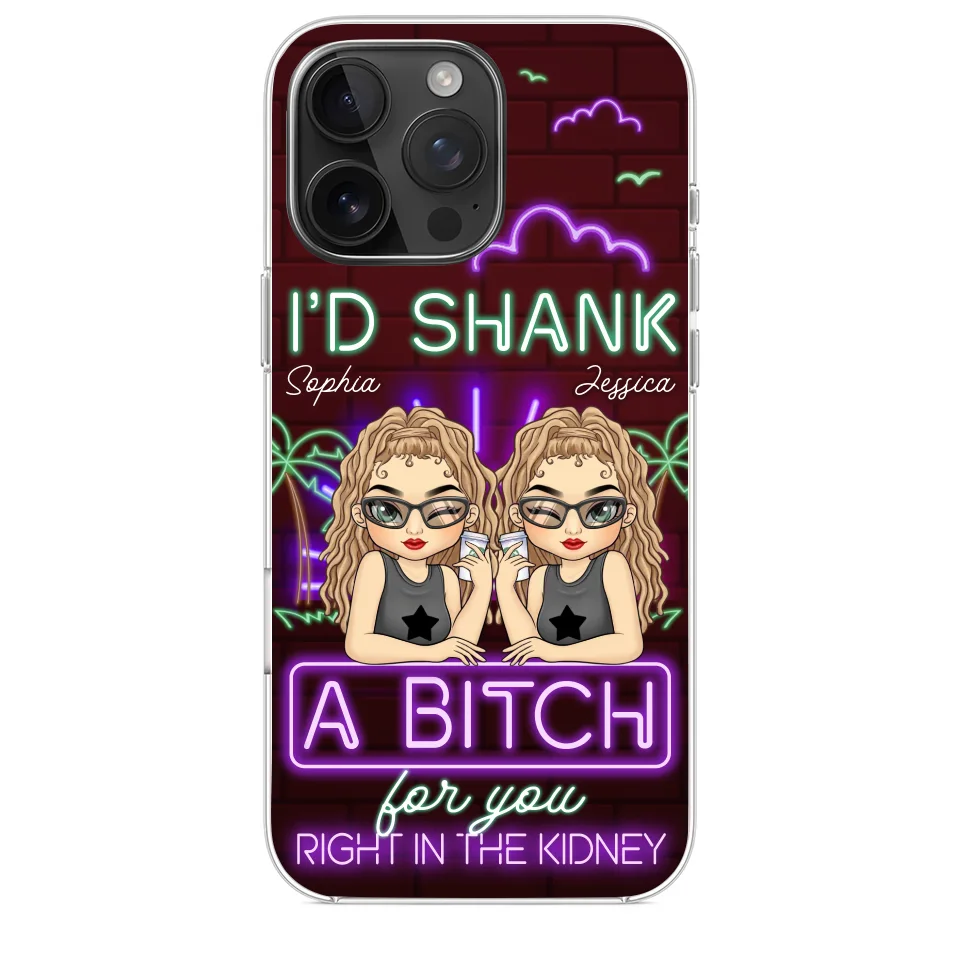 With You, It’s Always Fun - Bestie Personalized Custom Clear Phone Case - Gift For Best Friends, BFF, Sisters - Image 32
