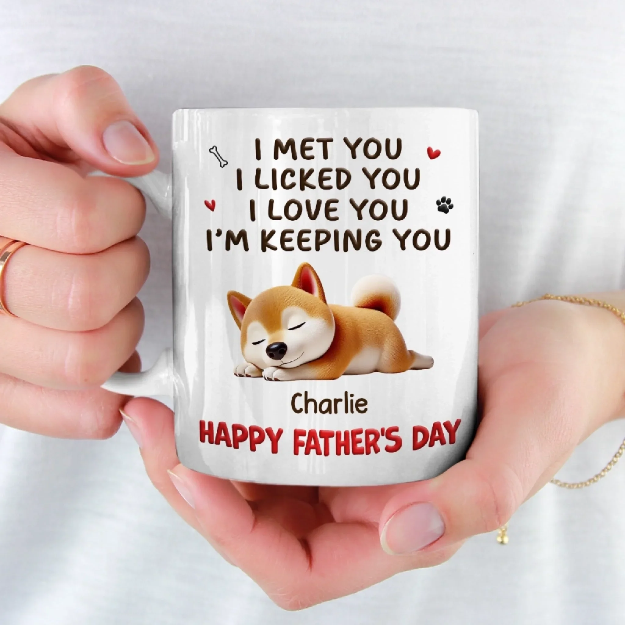 World’s Best Ball Thrower - Dog Personalized Custom Mug - Father's Day, Gift For Pet Owners, Pet Lovers - Image 3