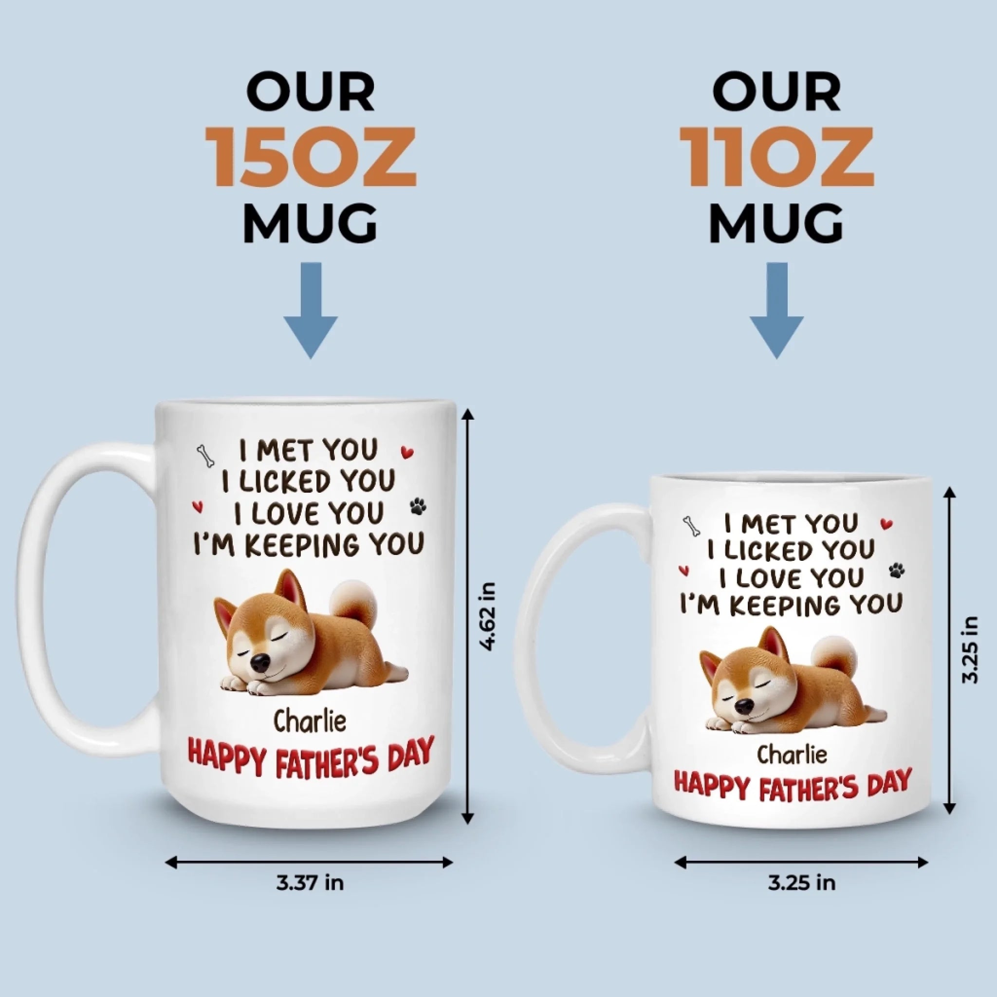 World’s Best Ball Thrower - Dog Personalized Custom Mug - Father's Day, Gift For Pet Owners, Pet Lovers - Image 5
