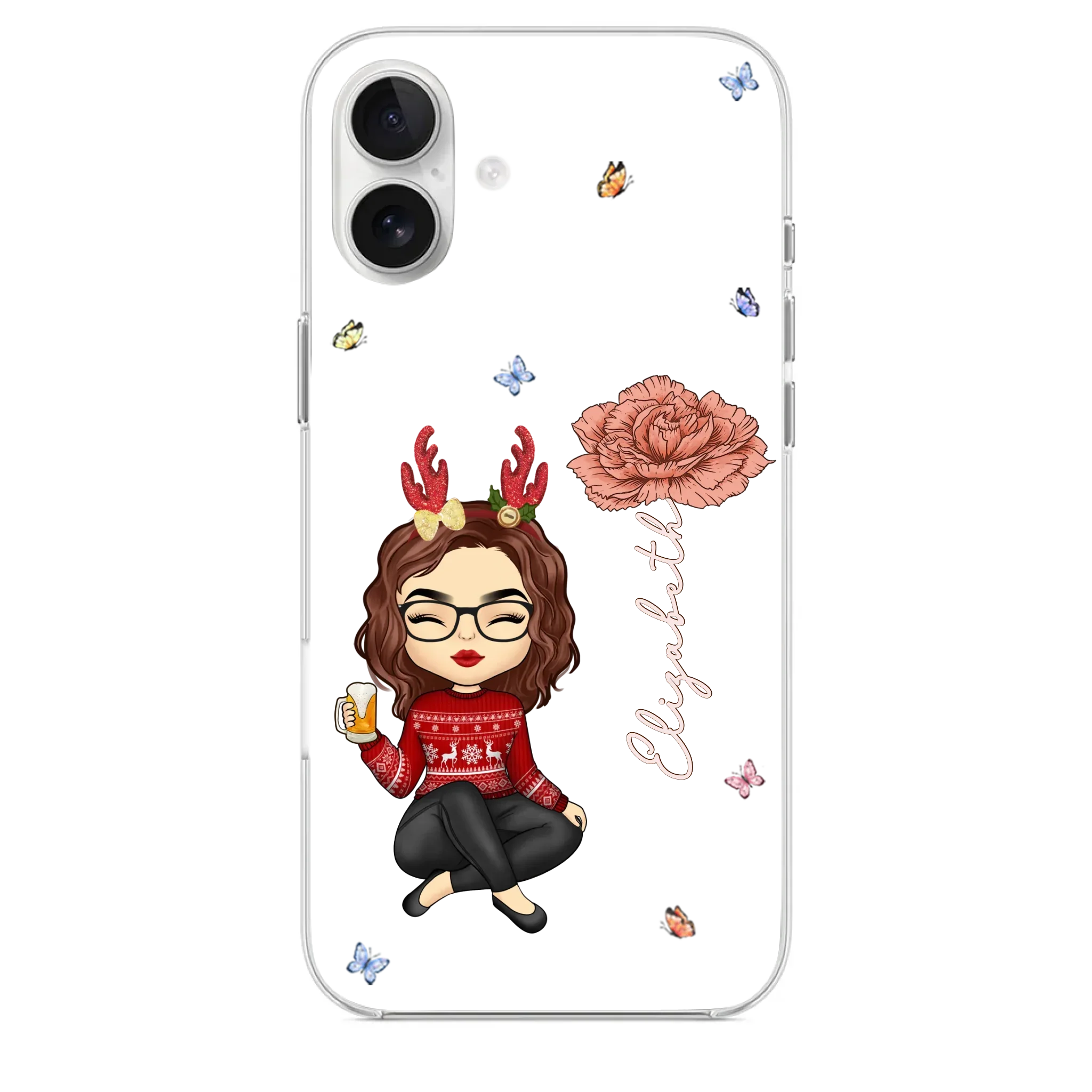 You Always Know How To Make Me Smile - Bestie Personalized Custom Clear Phone Case - Christmas Gift For Best Friends, BFF, Sisters - Image 33