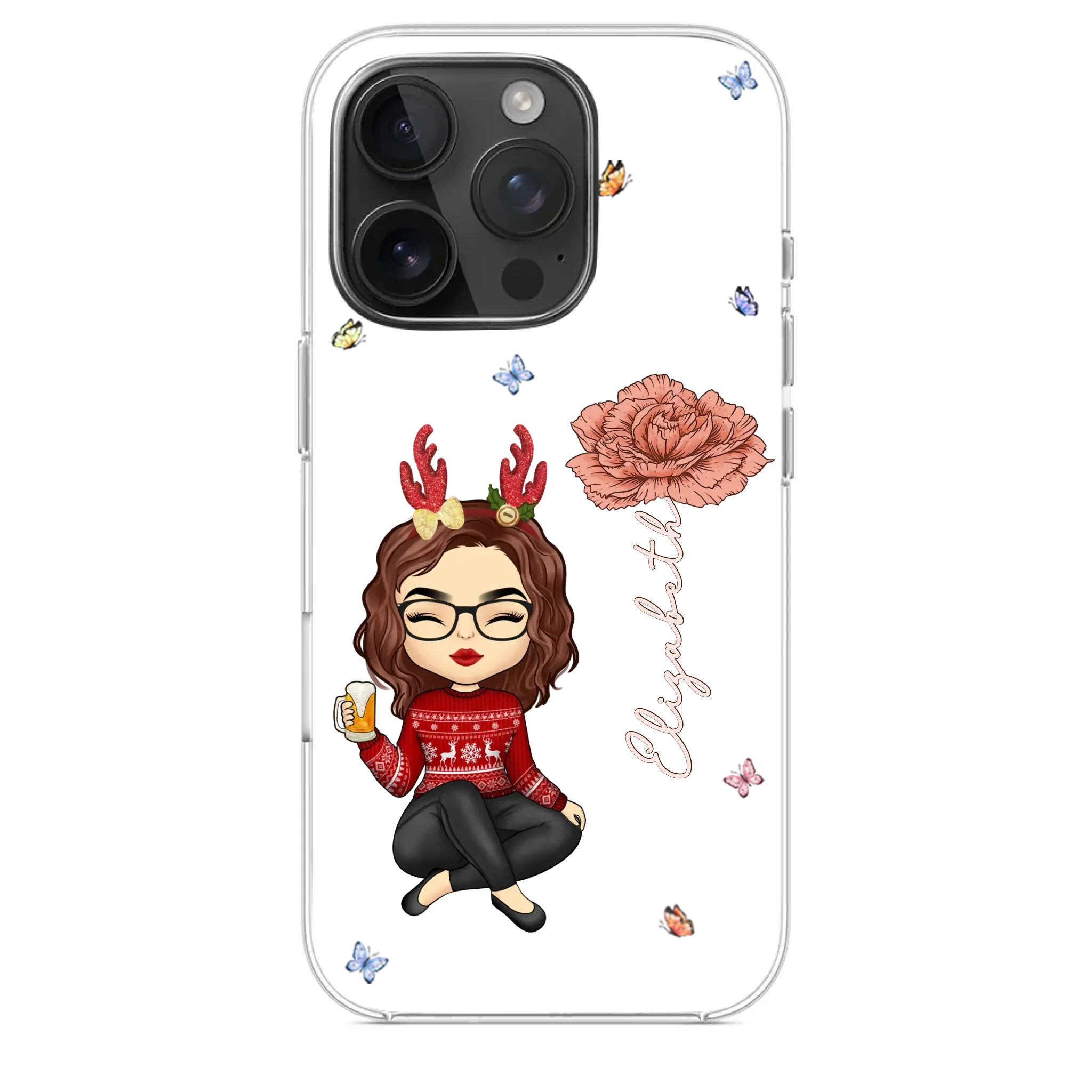 You Always Know How To Make Me Smile - Bestie Personalized Custom Clear Phone Case - Christmas Gift For Best Friends, BFF, Sisters - Image 34