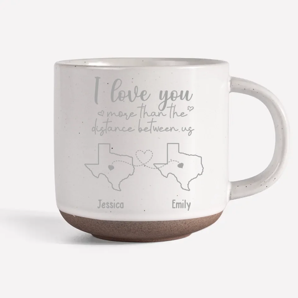 You And Me Are In This Together Always - Bestie Personalized Custom Pottery Mug - Gift For Best Friends, BFF, Sisters - Image 3