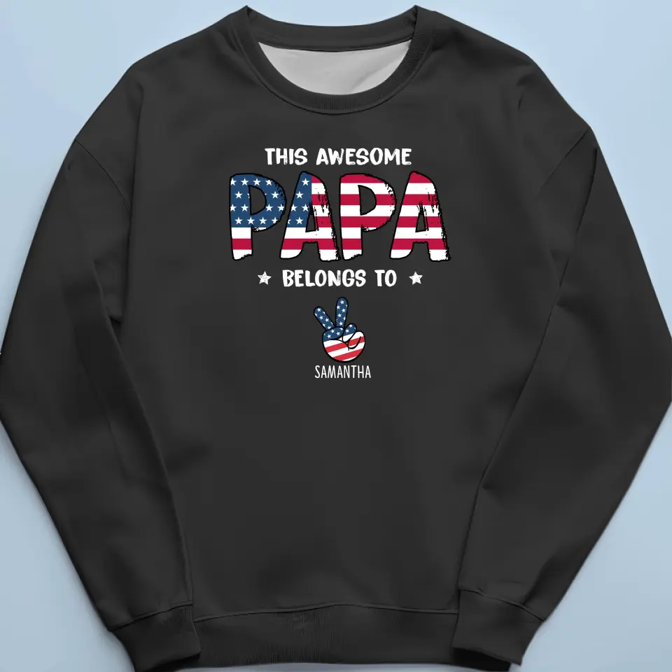 You Are Always Awesome To Us - Family Personalized Custom Unisex T-shirt, Hoodie, Sweatshirt - Father's Day, Gift For Dad, Grandpa - Image 6