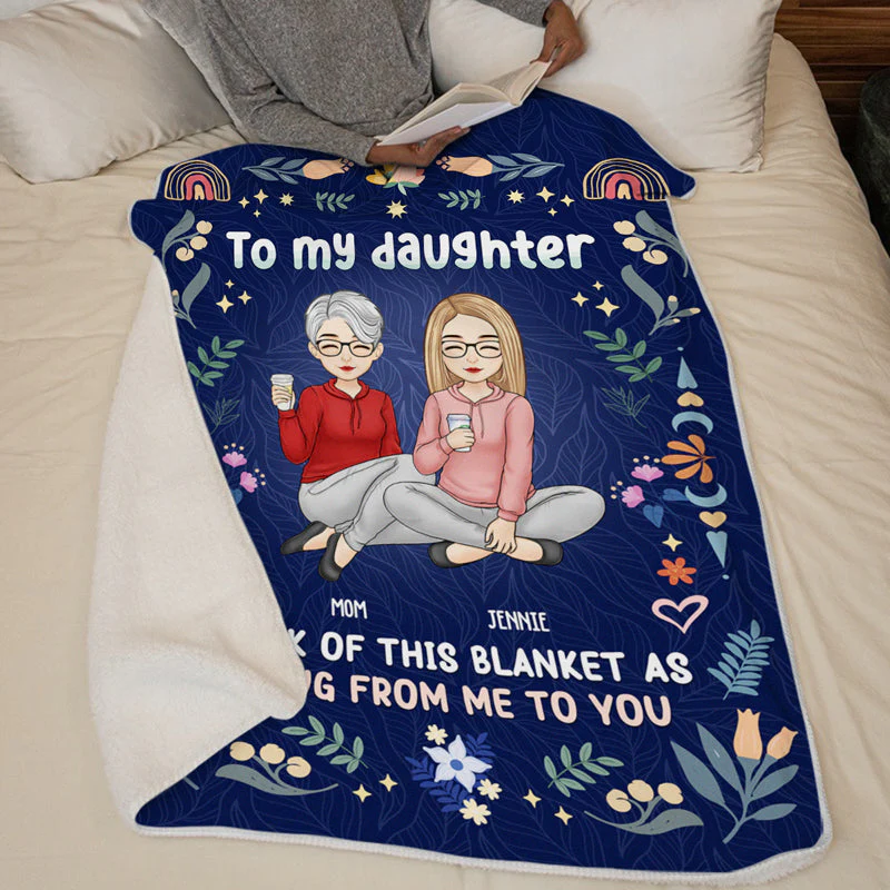 You Are More Than We Ever Expected - Family Personalized Custom Blanket - Christmas Gift From Mom - Image 5