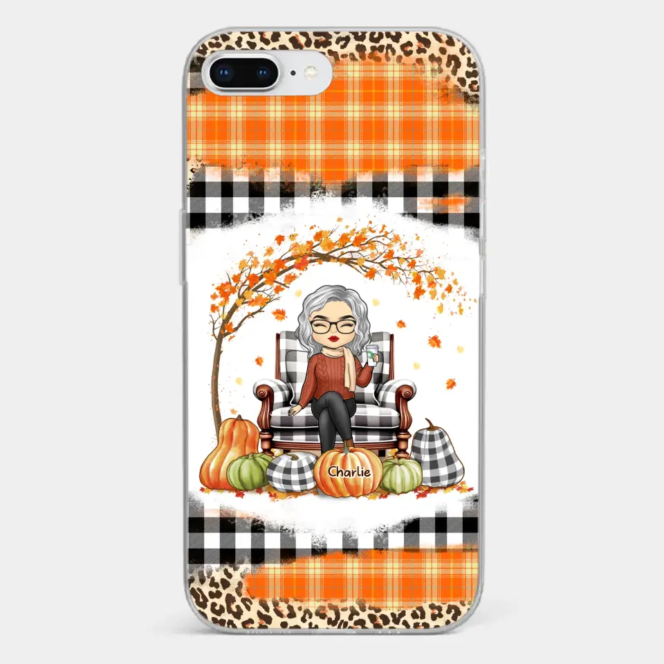 You Are The Epitome Of Awesome - Family Personalized Custom Clear Phone Case - Autumn Fall Gift For Grandma - Image 5