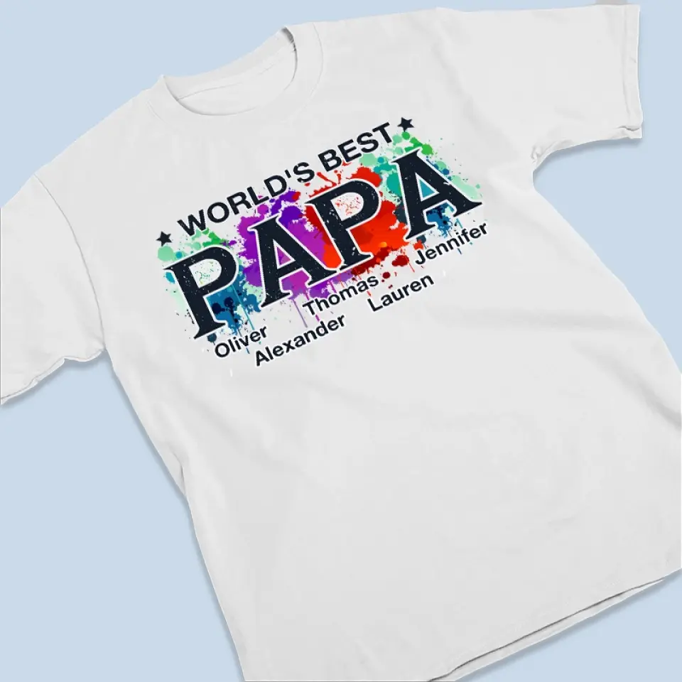 You Are The Hero In My Heart - Family Personalized Custom Unisex T-shirt, Hoodie, Sweatshirt - Gift For Dad, Grandpa - Image 3