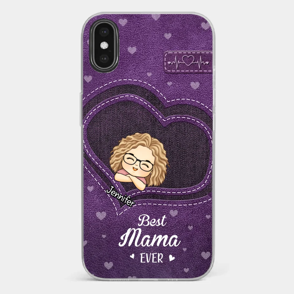 You Are The Most Awesome Mama - Family Personalized Custom Clear Phone Case - Gift For Mom, Grandma - Image 31