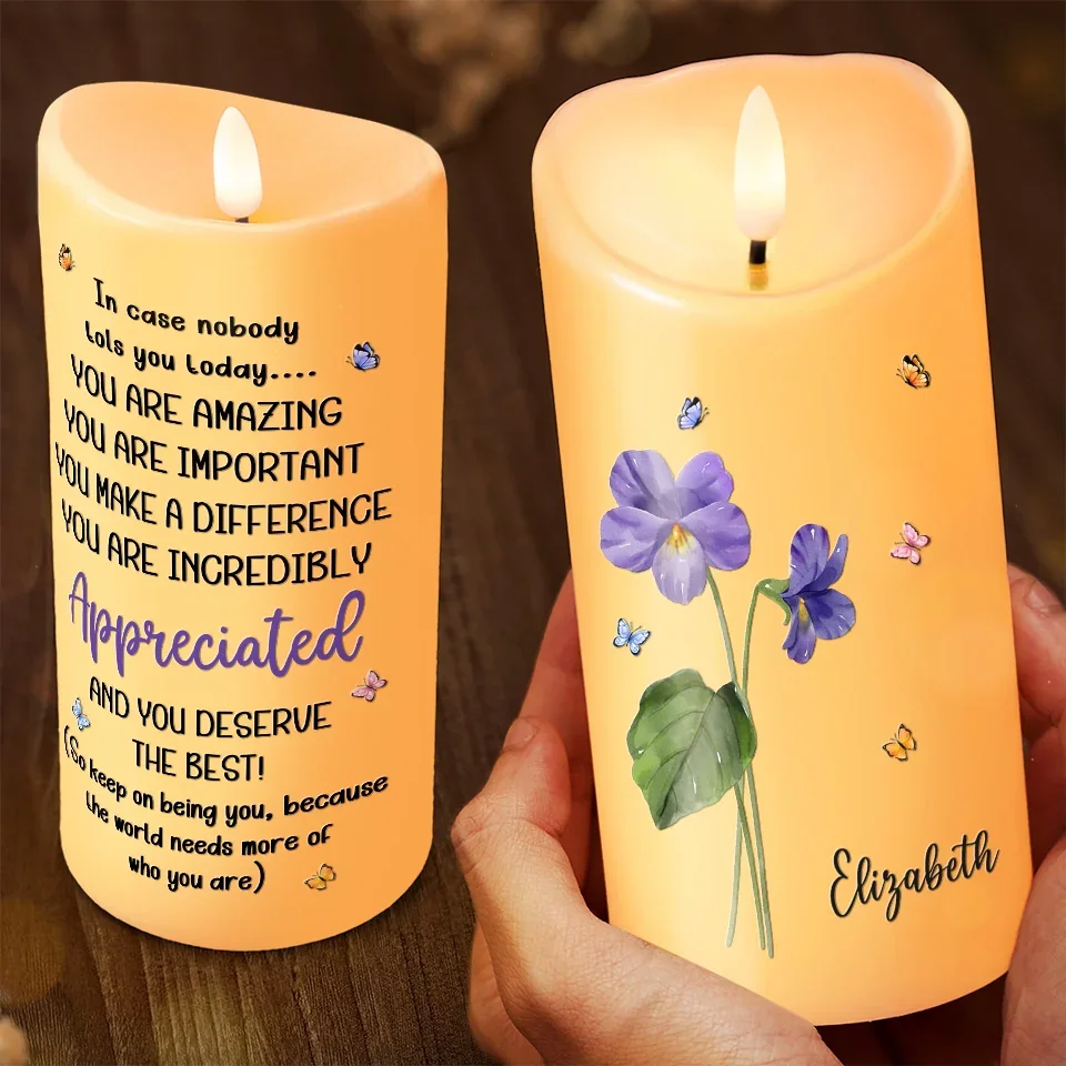 You Are Truly Appreciated, And You Deserve The Best In Everything - Bestie Personalized Custom LED Candle - Christmas Gift For Best Friends, BFF, Sisters - Image 3