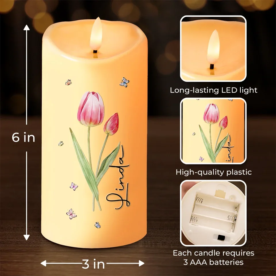 You Bring Out The Best In Me - Bestie Personalized Custom LED Candle - Christmas Gift For Best Friends, BFF, Sisters - Image 4