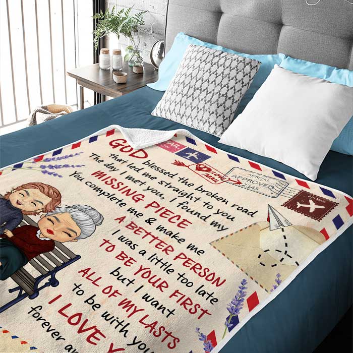 You Complete Me And Make Me A Better Person - Gift For Couples, Personalized Blanket - Image 4