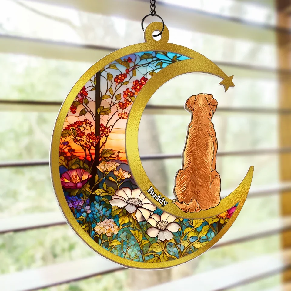 You Filled My Life With Love And My Heart With Joy - Memorial Personalized Window Hanging Suncatcher - Sympathy Gift For Pet Owners, Pet Lovers - Image 4