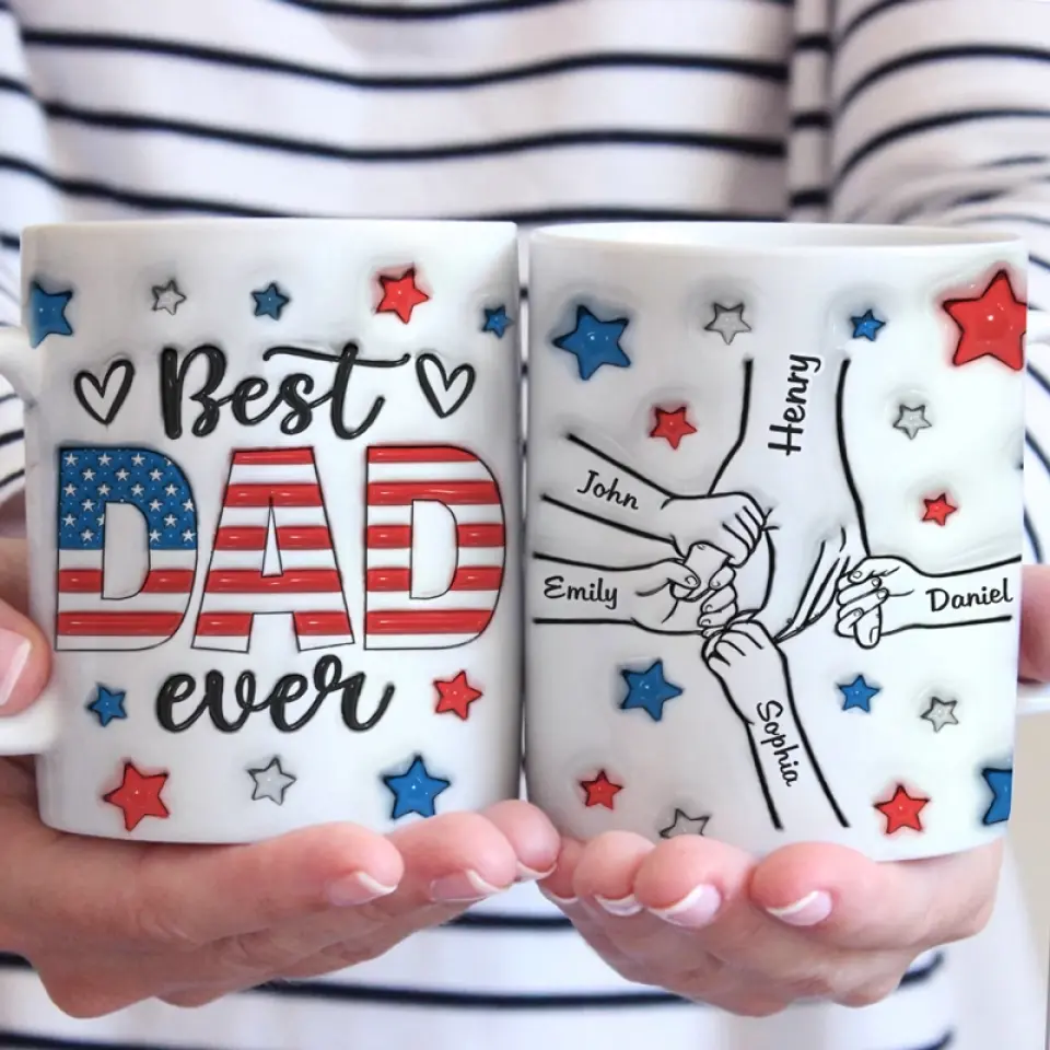 You Have To Deserve Your Father’s Love - Family Personalized Custom 3D Inflated Effect Printed Mug - Father's Day, Gift For Dad - Image 3