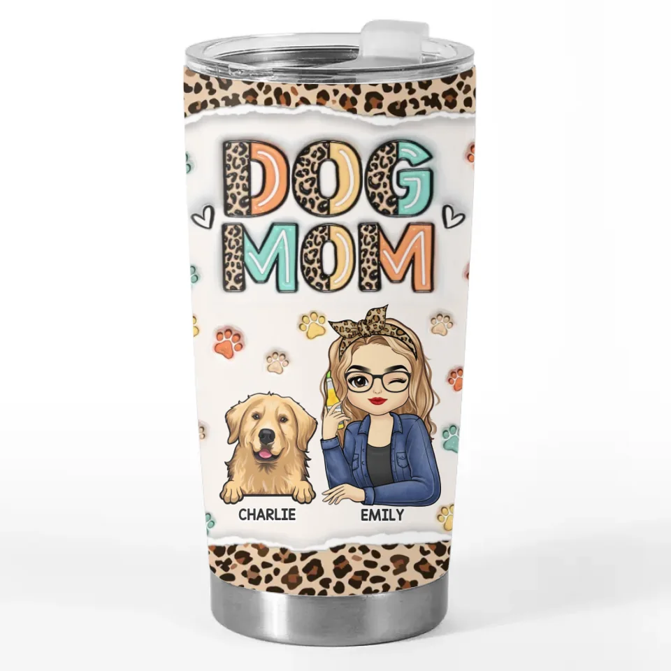 You Make Every Day Feel Like A Blessing - Dog & Cat Personalized Custom 3D Inflated Effect Printed Tumbler - Gift For Pet Owners, Pet Lovers - Image 2