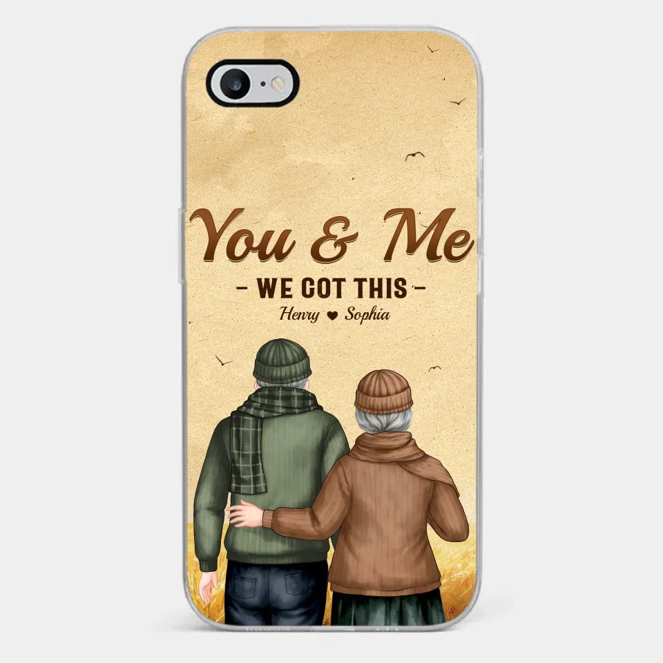 You & Me, We Got It - Couple Personalized Custom Clear Phone Case - Gift For Husband Wife, Anniversary - Image 2