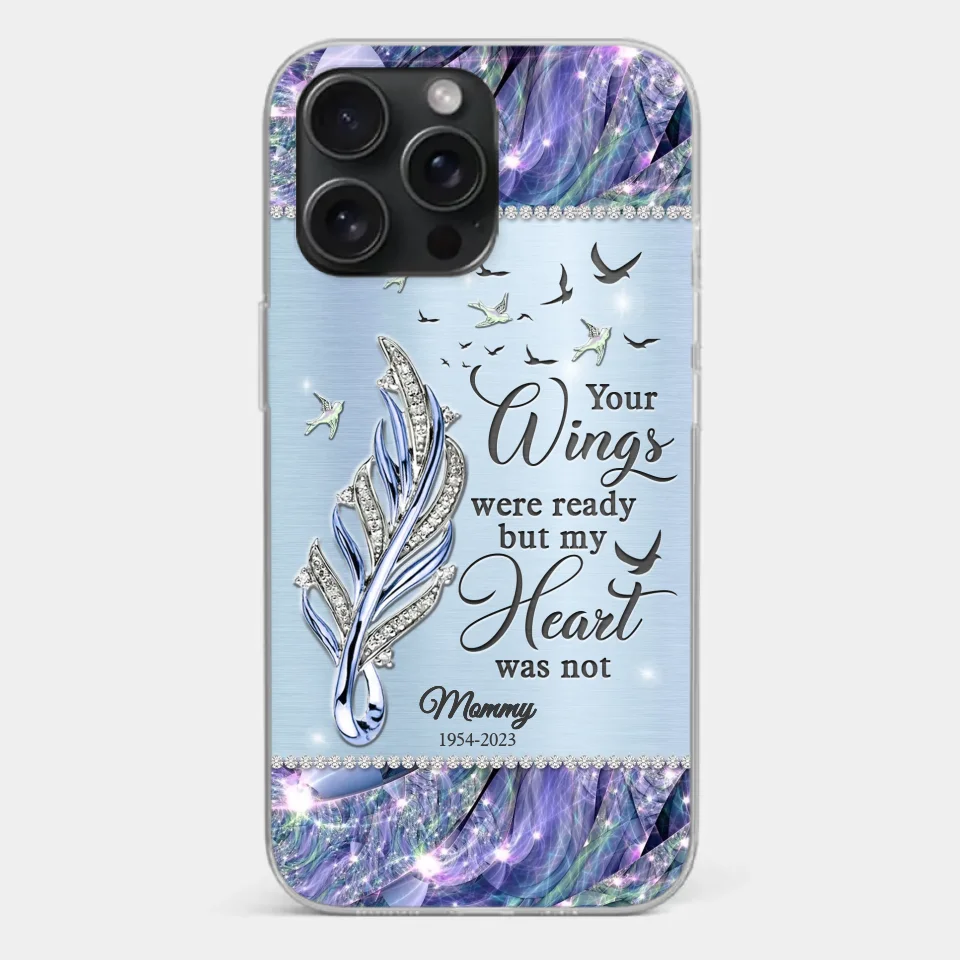 You'll Always Be In My Heart - Memorial Personalized Custom Clear Phone Case - Sympathy Gift For Family Members - Image 23