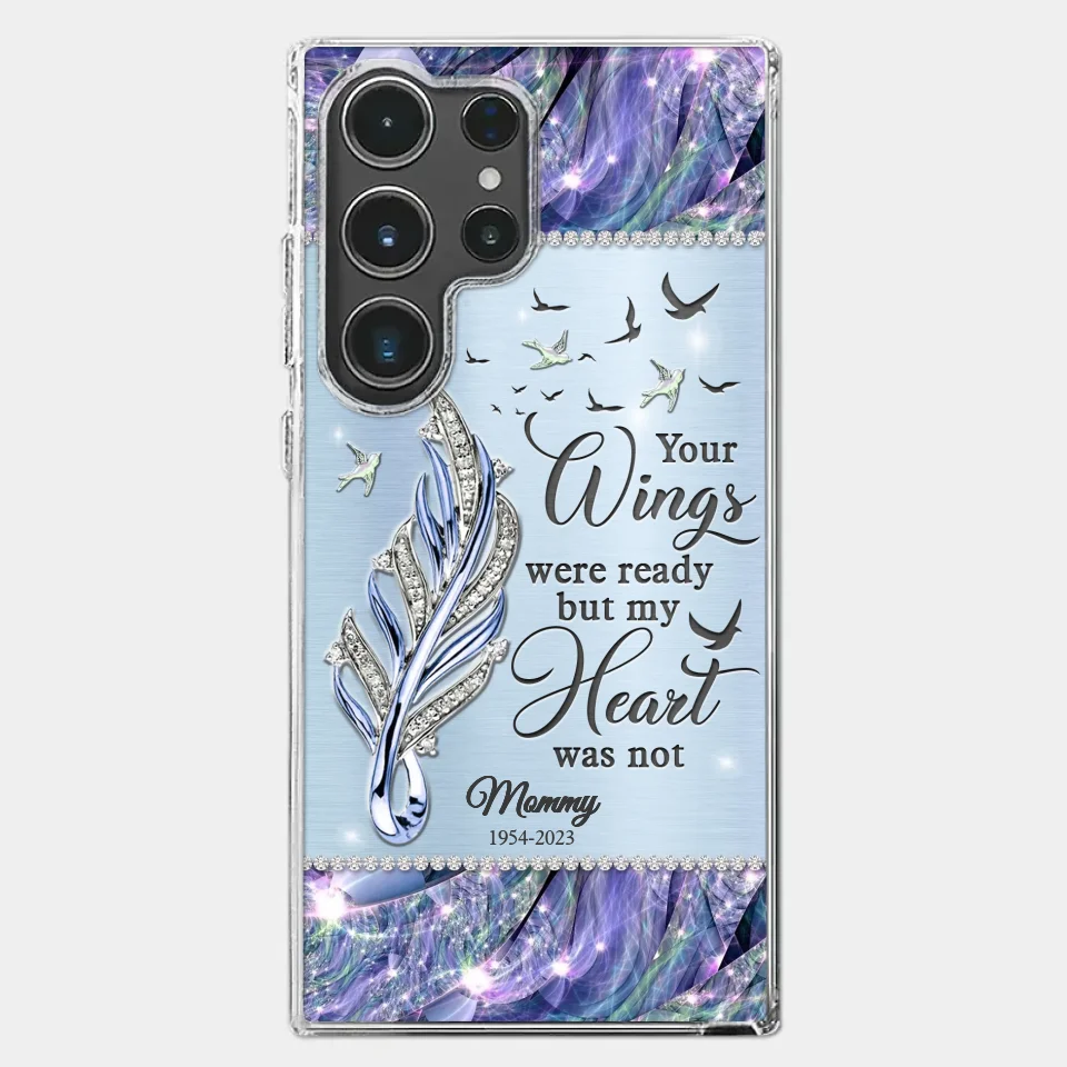 You'll Always Be In My Heart - Memorial Personalized Custom Clear Phone Case - Sympathy Gift For Family Members - Image 42