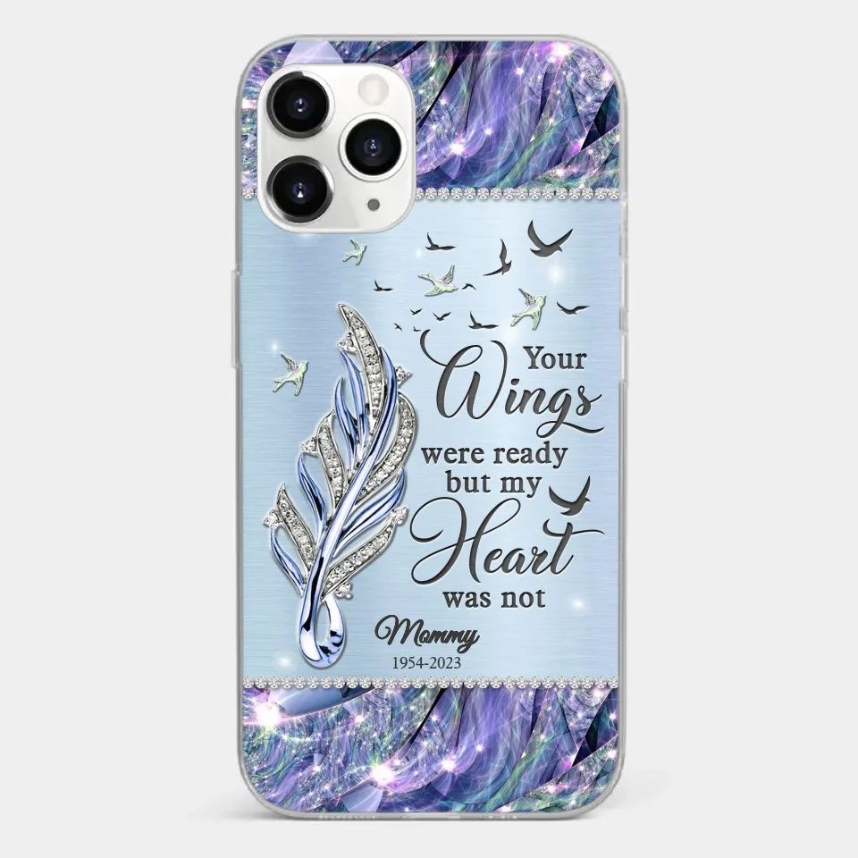 You'll Always Be In My Heart - Memorial Personalized Custom Clear Phone Case - Sympathy Gift For Family Members - Image 7