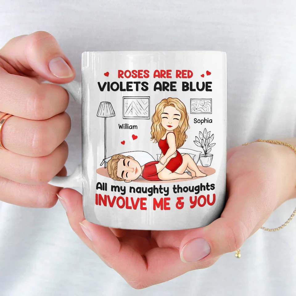 You’ll Never Walk Alone, I’m With You - Couple Personalized Custom Mug - Gift For Husband Wife, Anniversary - Image 3