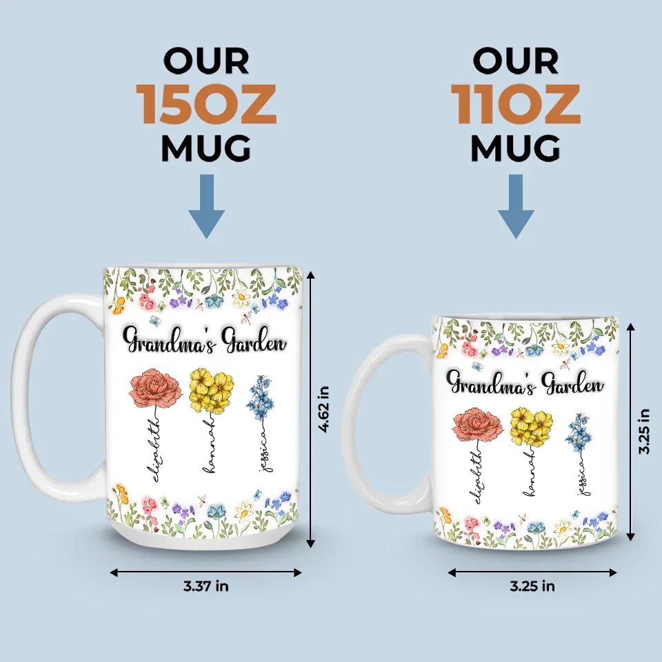 Your Affection Binds Us As One - Family Personalized Custom 3D Inflated Effect Printed Mug - Gift For Mom, Grandma - Image 6