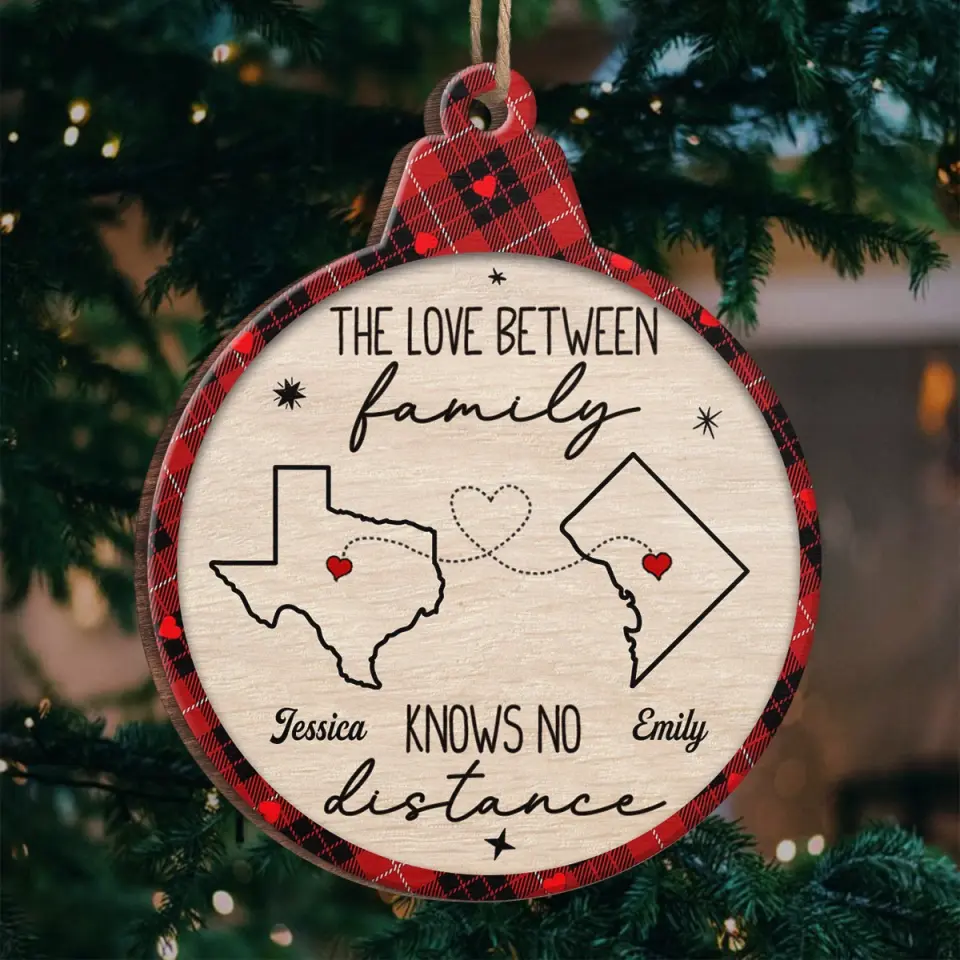 Your Love Is My Most Treasured Gift - Family Personalized Custom Ornament - Wood Custom Shaped - Christmas Gift For Family Members - Image 2