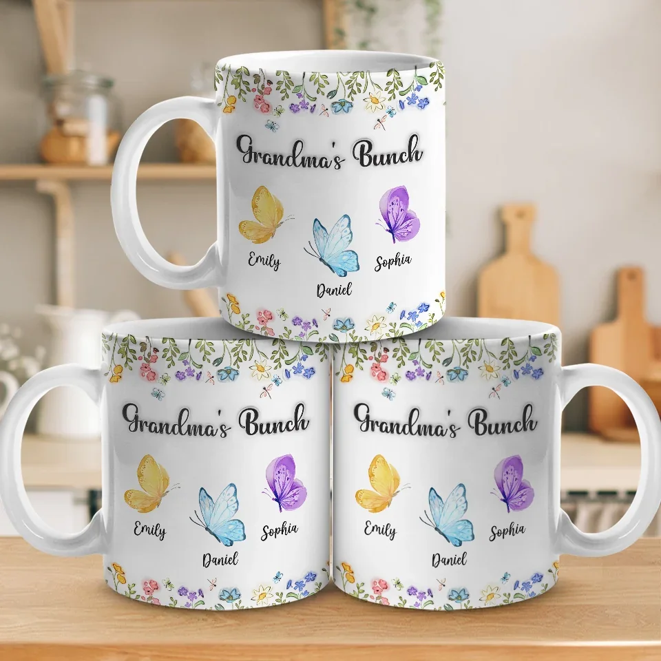 Your Love Is The Thread That Ties Our Family Together - Family Personalized Custom 3D Inflated Effect Printed Mug - Gift For Mom, Grandma - Image 5