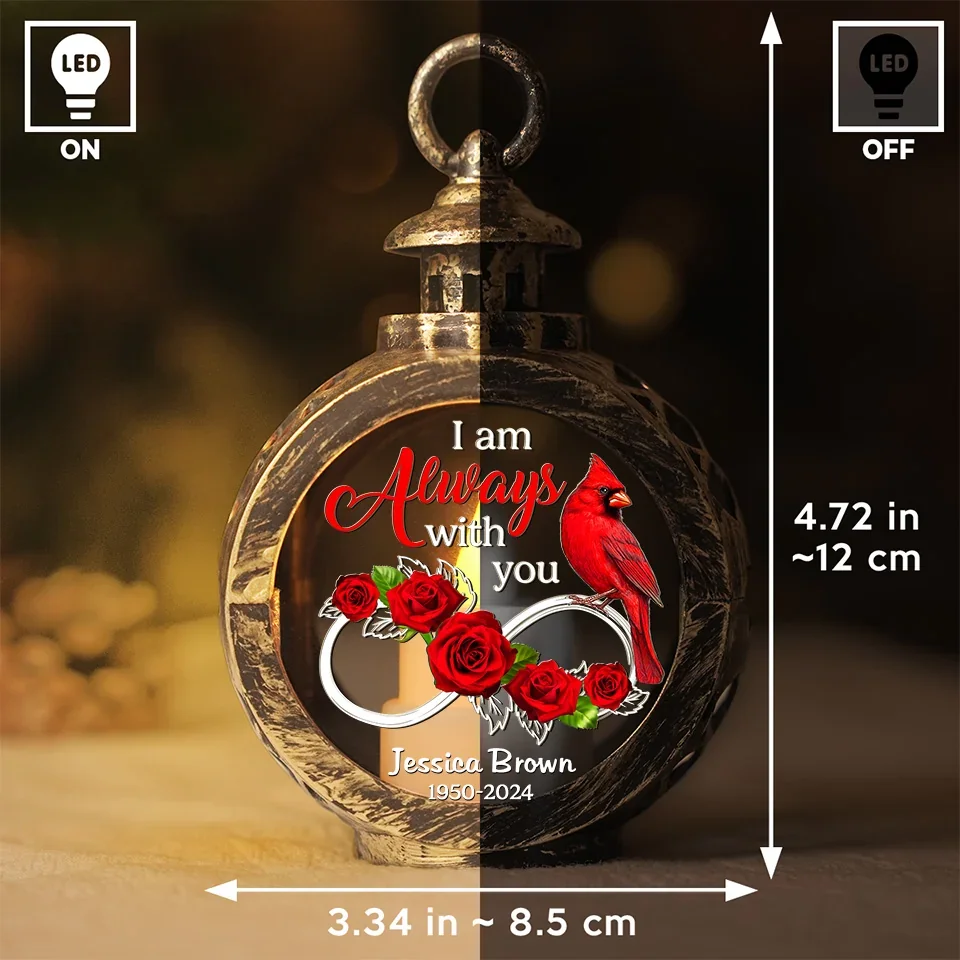 Your Love Surrounds Us - Memorial Personalized Custom Candlelight Lantern Ornament - Sympathy Gift, Christmas Gift For Family Members - Image 6