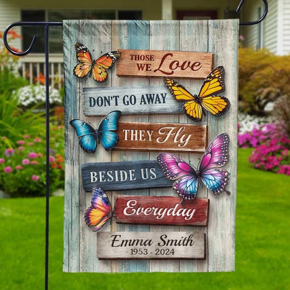 Your Love Will Always Be Our Guide - Memorial Personalized Custom Flag - Sympathy Gift For Family Members - Image 3