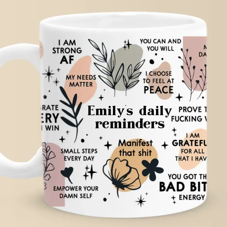 Your Only Limit Is You - Personalized Custom Mug - Birthday Gift, Gift For Yourself - Image 2